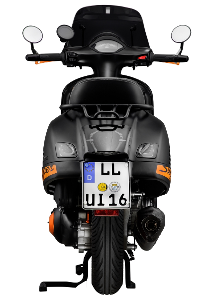 Kit clignotants avant & arrière pour Vespa GTS/GTS Super/GTV 125-300ccm ('14-), teintés