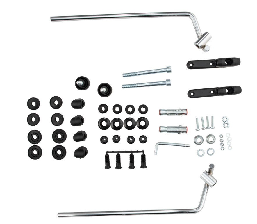 Matériel de montage pare-brise FACO "Twin-Screen" pour Vespa Primavera 50-150ccm 2T/4T