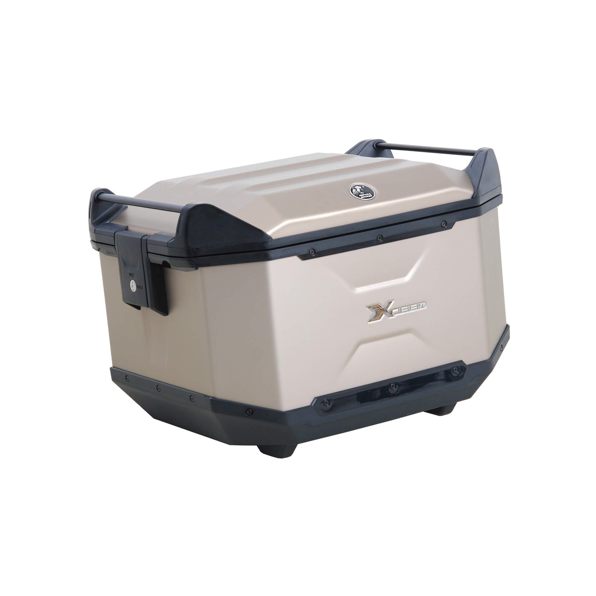 Topcase Xceed 45 litres en aluminium argenté
