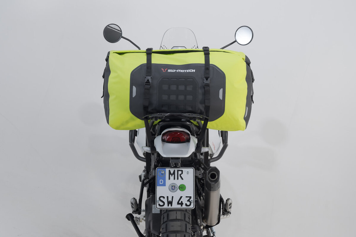 SW-Motech Drybag 600 sacoche arrière pour Royal Enfield Classic 350, jaune / gris - SW Motech