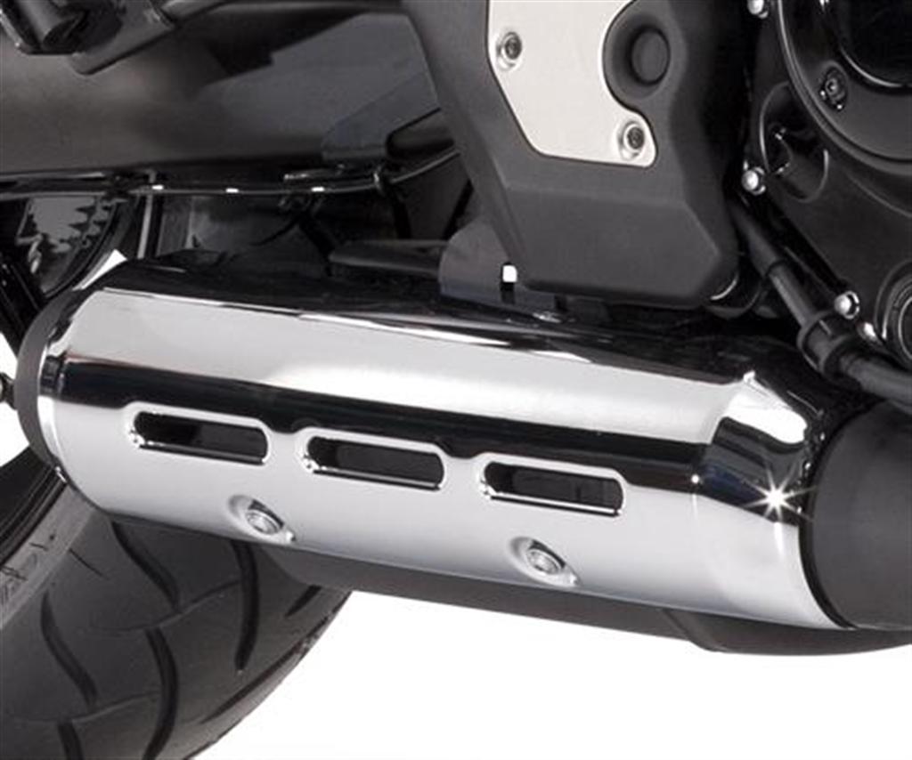 Bouclier thermique d'échappement chromé pour Vulcan S (année 15-19) original Kawasaki