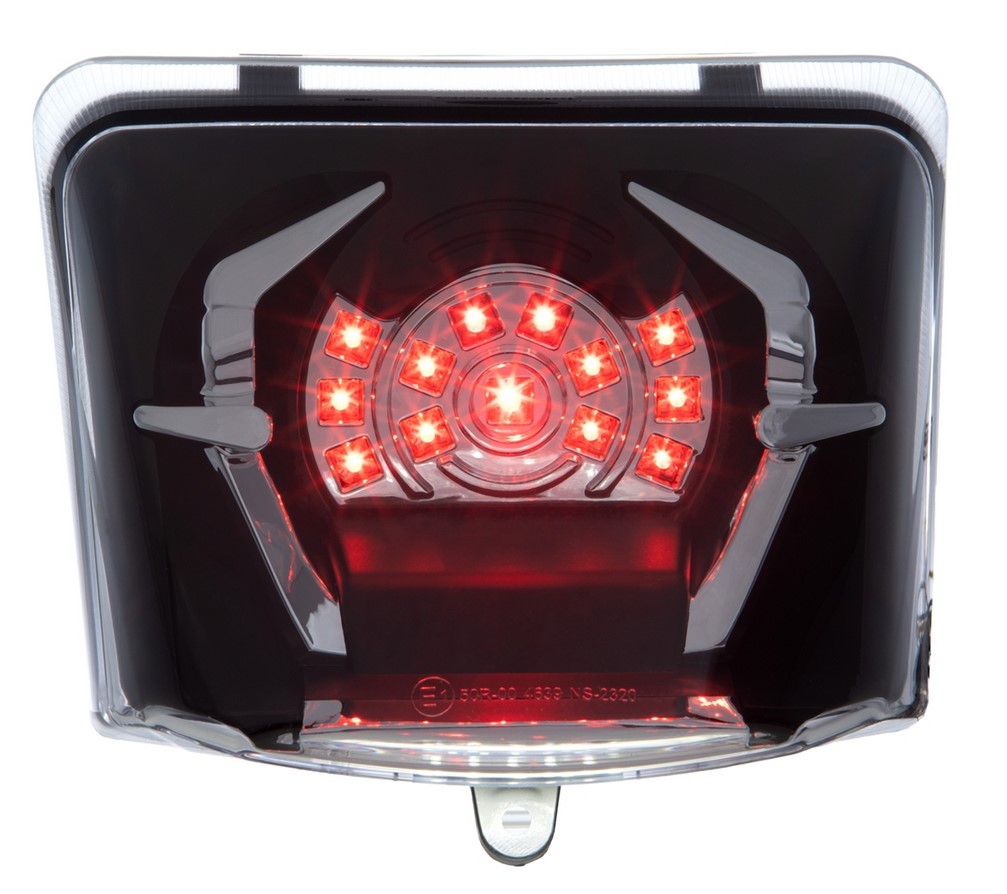 Feu arrière MK II LED pour Vespa GTS/GTS Super/GTV 125-300ccm HPE ('18-), clair