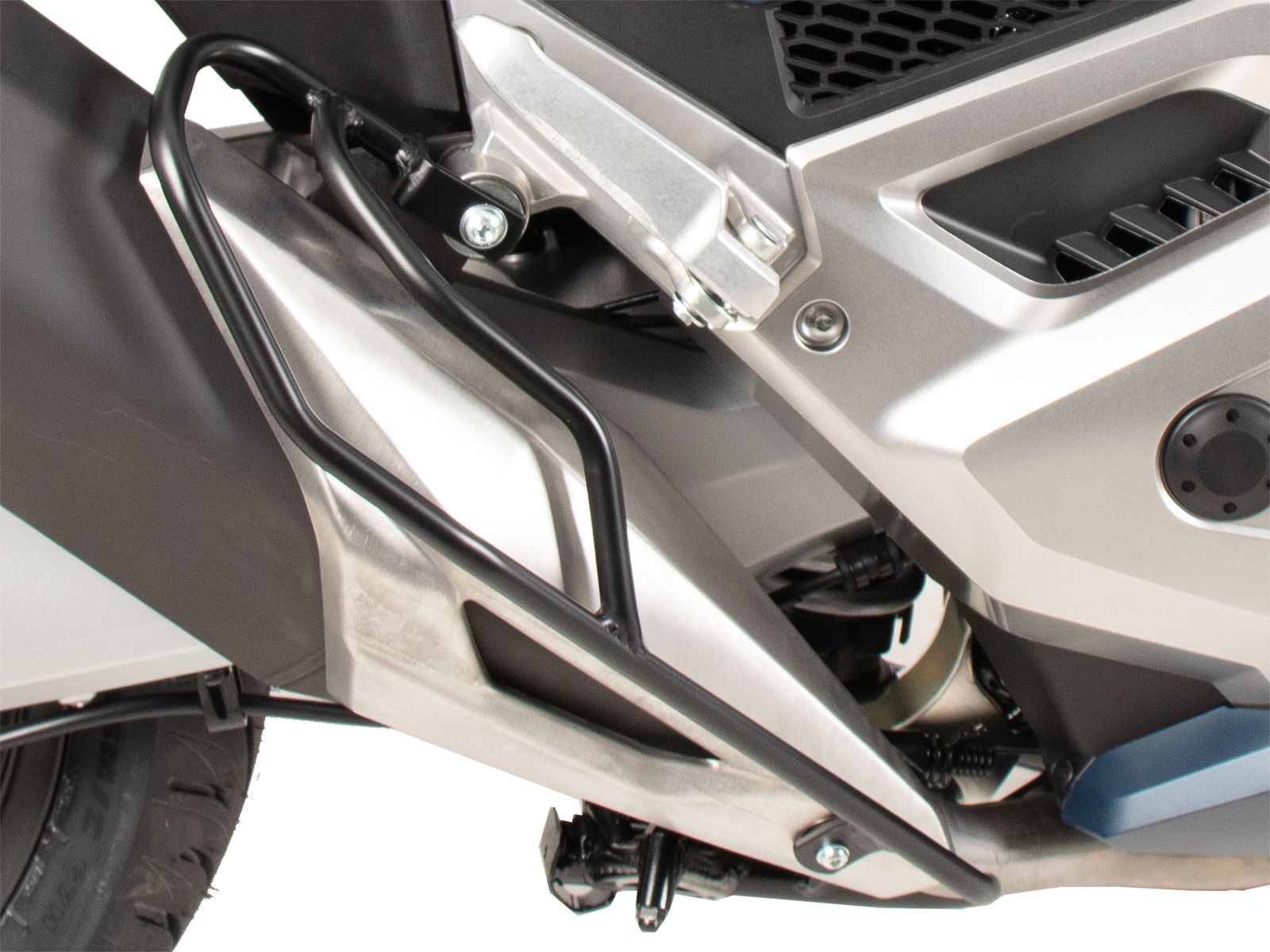 Arceau décoratif de pot d'échappement noir pour Honda NSS 750 Forza (21-) Hepco & Becker