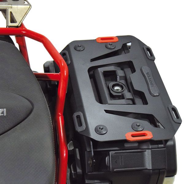 Paire de porte-bagages pour valises latérales Urban d'origine pour Moto Guzzi V85 TT