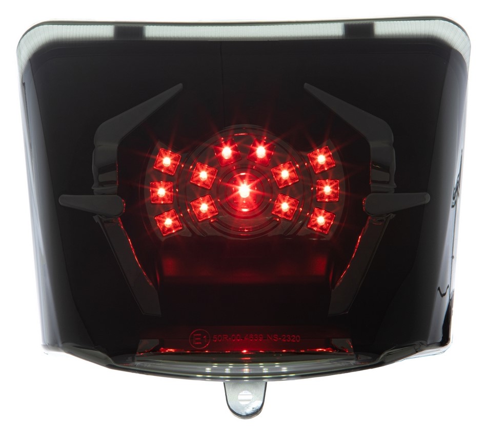 Feu arrière MK II LED pour Vespa GTS/GTS Super/GTV 125-300ccm HPE ('18-), teinté