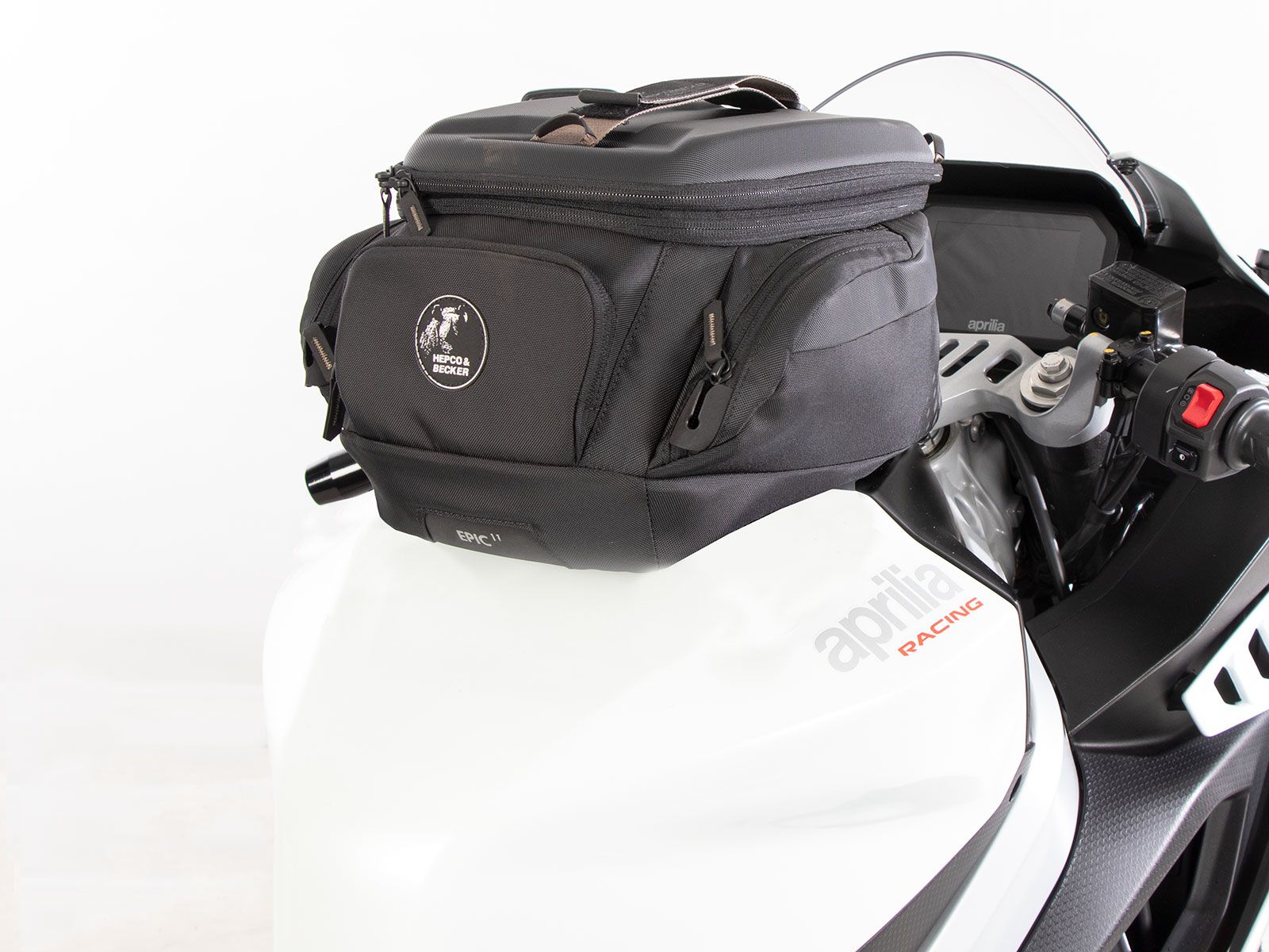 Anneau de réservoir Basic avec unité de fermeture de la sacoche de réservoir pour Aprilia RS 457 (24-)