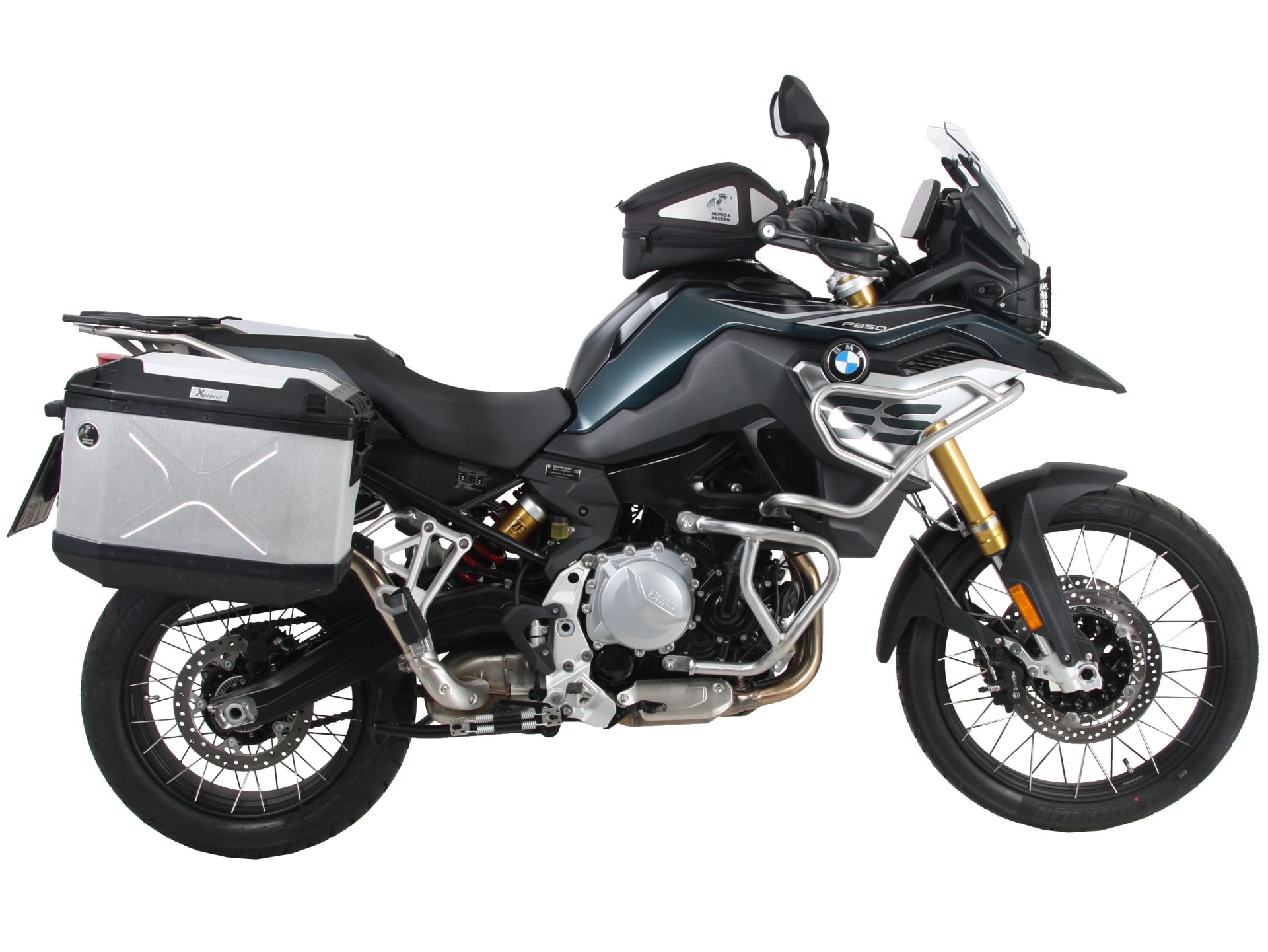 Anneau de réservoir Basic avec unité de fermeture de la sacoche de réservoir pour BMW F 850 GS Hepco & Becker