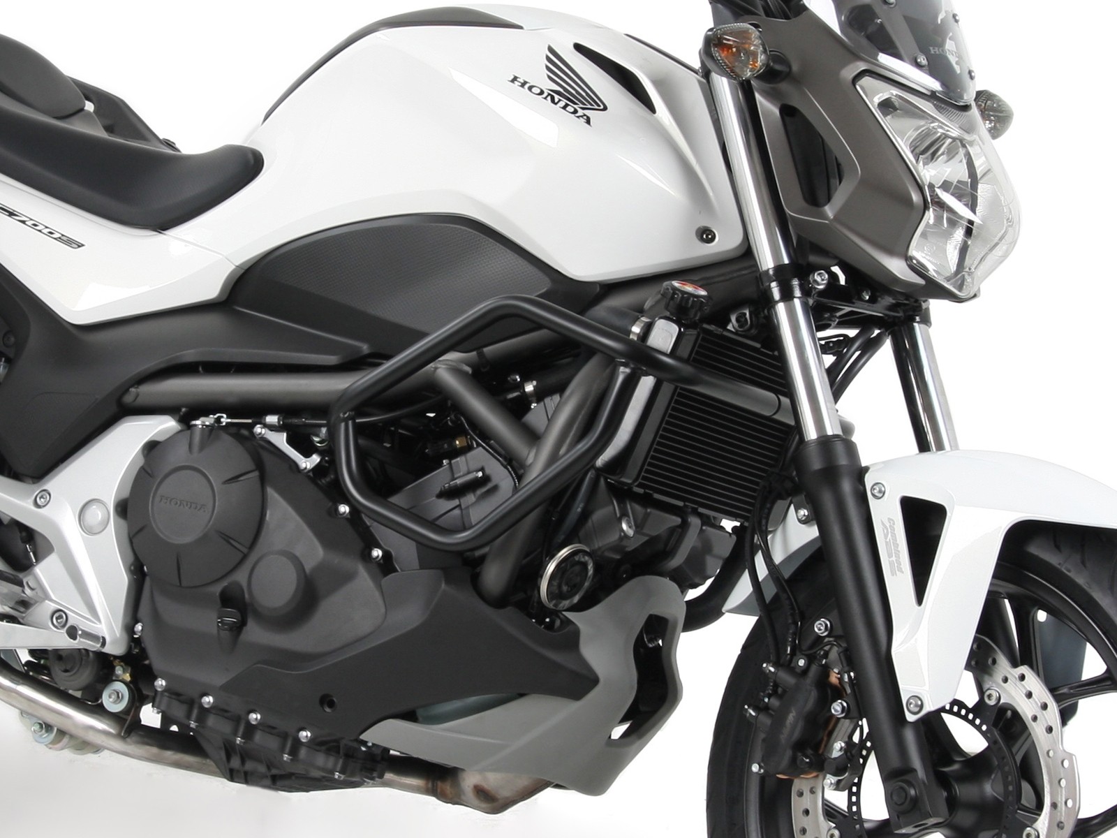 Arceau de protection moteur noir pour Honda NC 700 S (12-13) /750 S/DCT (14-20) Hepco & Becker