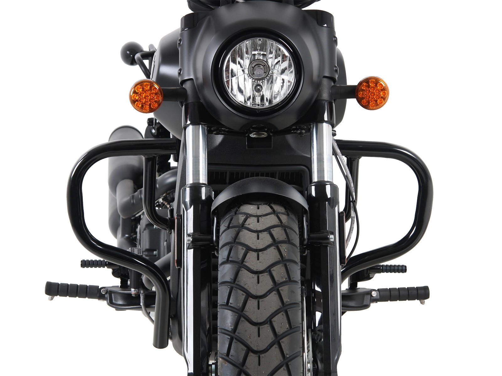 Arceau de protection moteur noir pour Indian Scout Bobber (2017-)
