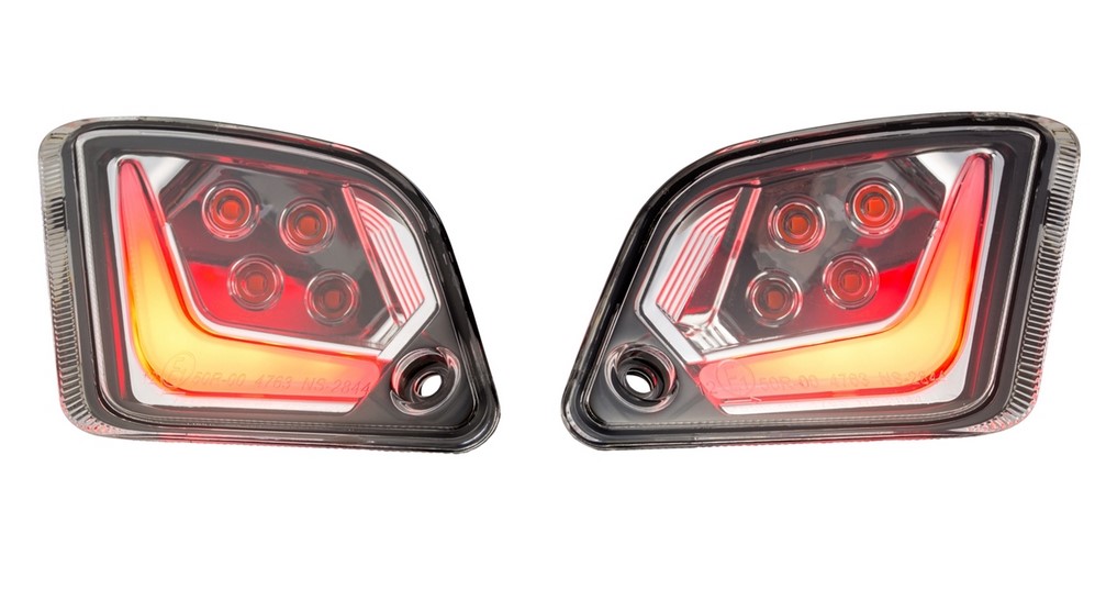 Kit clignotants arrière gauche/droite pour Vespa GTS/GTS Super/GTV/GT 60/GT/GT L ('03-'13), clair