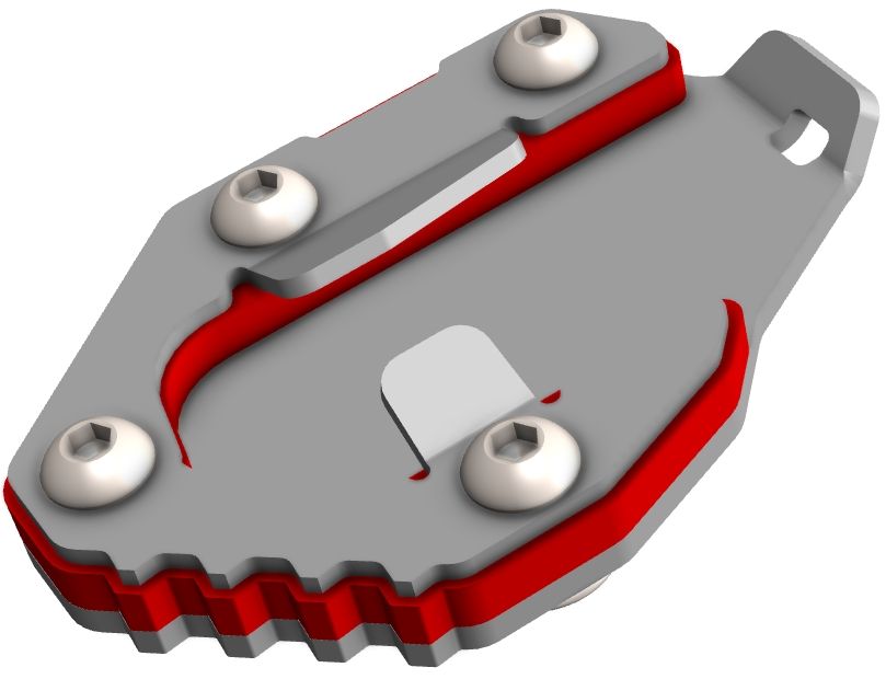 Elargissement du pied de béquille latérale pour BMW R 1300 GS (24-)