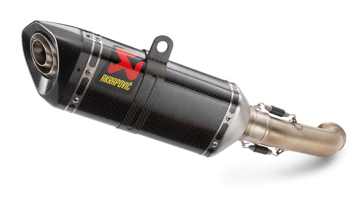 Akrapovic Slip On Système d'échappement en carbone pour KTM