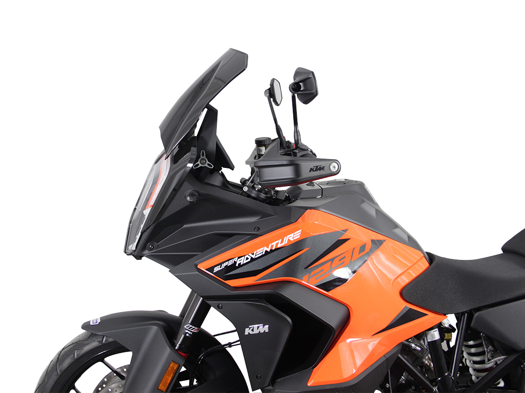 Pare-brise MRA Touring "TM" noir pour KTM Superadventure 1290 /S /R 2021-