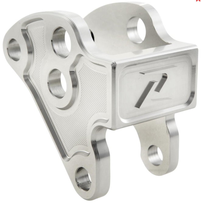 Adaptateur pour amortisseur surbaissé, arrière pour Vespa Primavera/Sprint, argenté