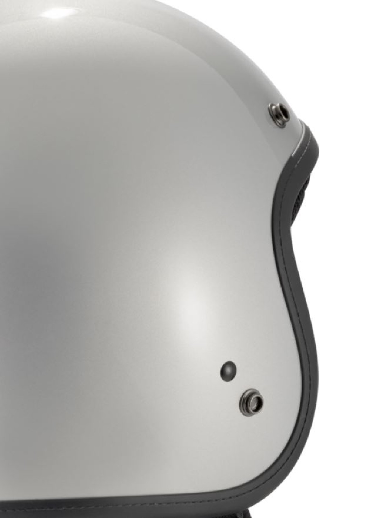 Casque jet Vespa Versilia gris