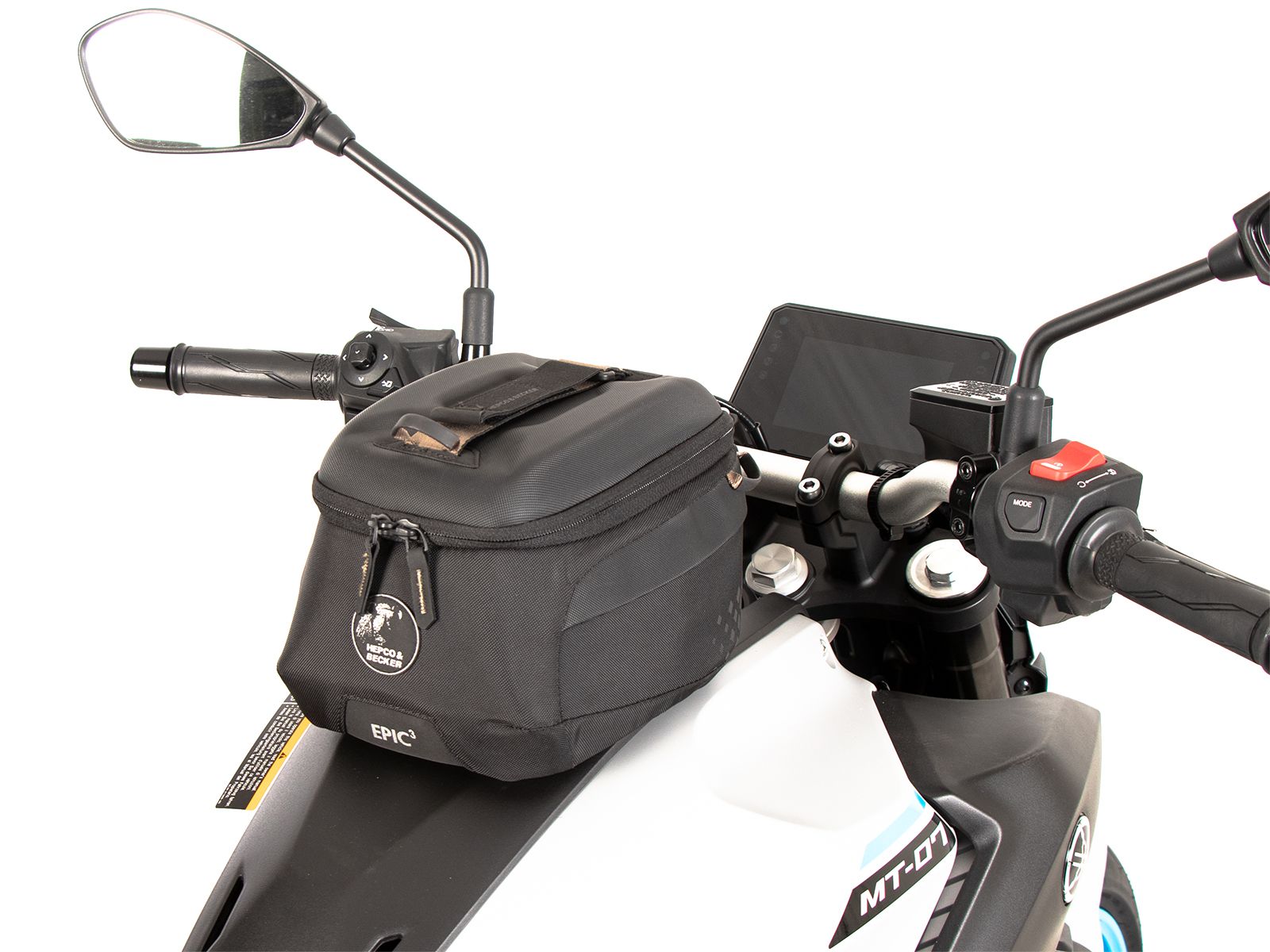 Anneau de réservoir Basic avec unité de fermeture de la sacoche de réservoir pour Yamaha MT-07 / Y-AMT (25- ) Hepco & Becker