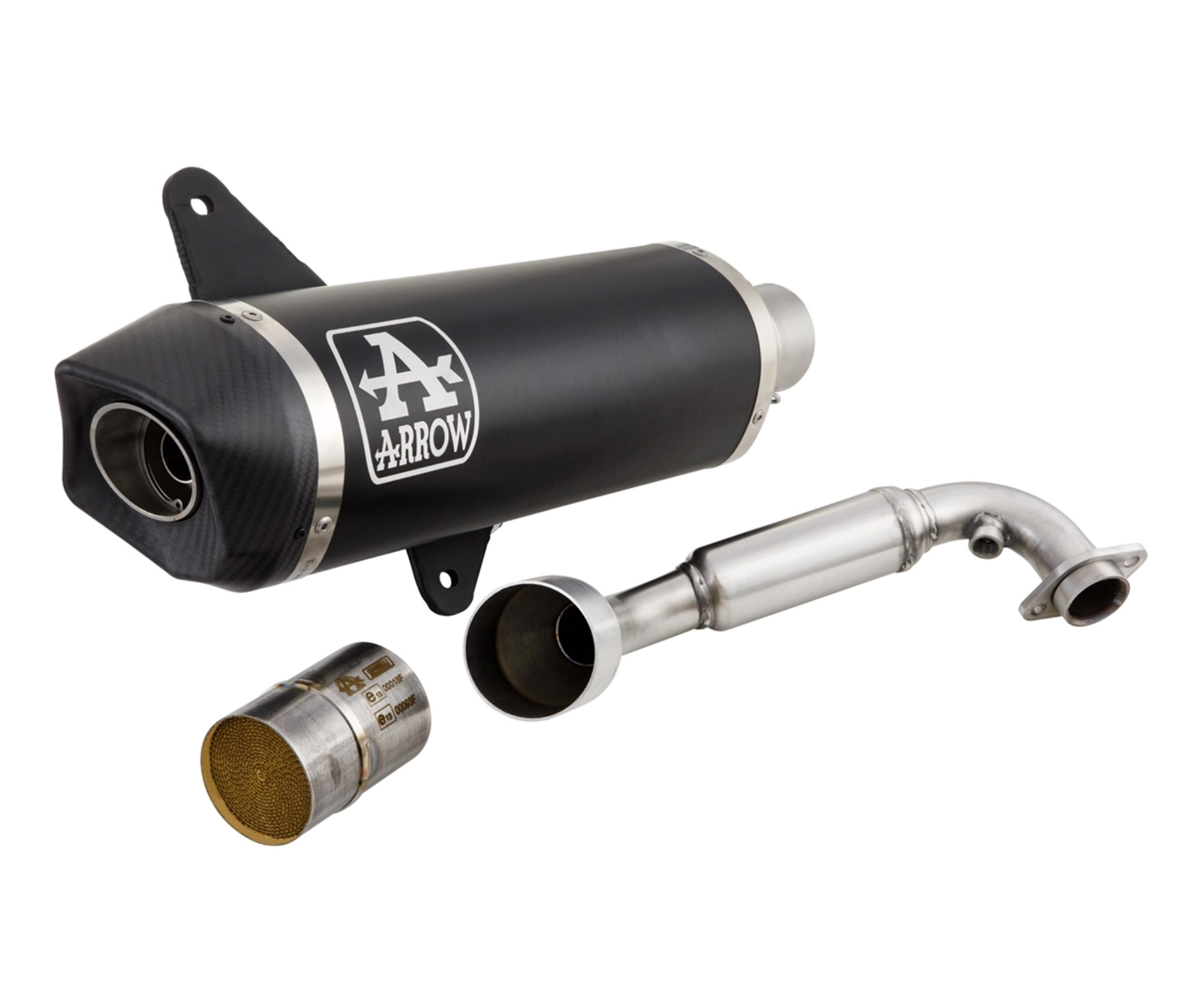 Échappement sport Arrow Urban avec cat / carbone pour Vespa GTS/GTS Super/GTV 300ccm HPE (`20-) Euro 5