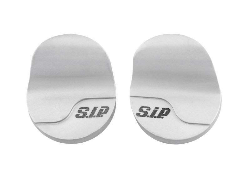 Cache trou de rétroviseur gauche & droite pour Vespa Primavera/Sprint/Elettrica 50-150ccm, argent mat