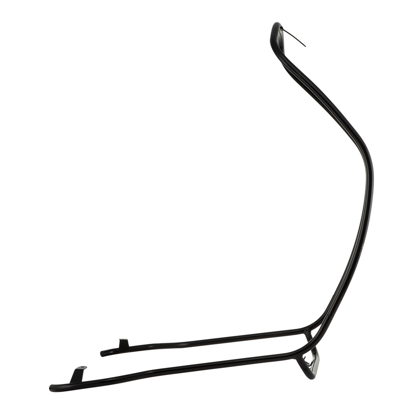 Arceau de protection pour les jambes pour Vespa Primavera /Sprint 50-150ccm, noir brillant
