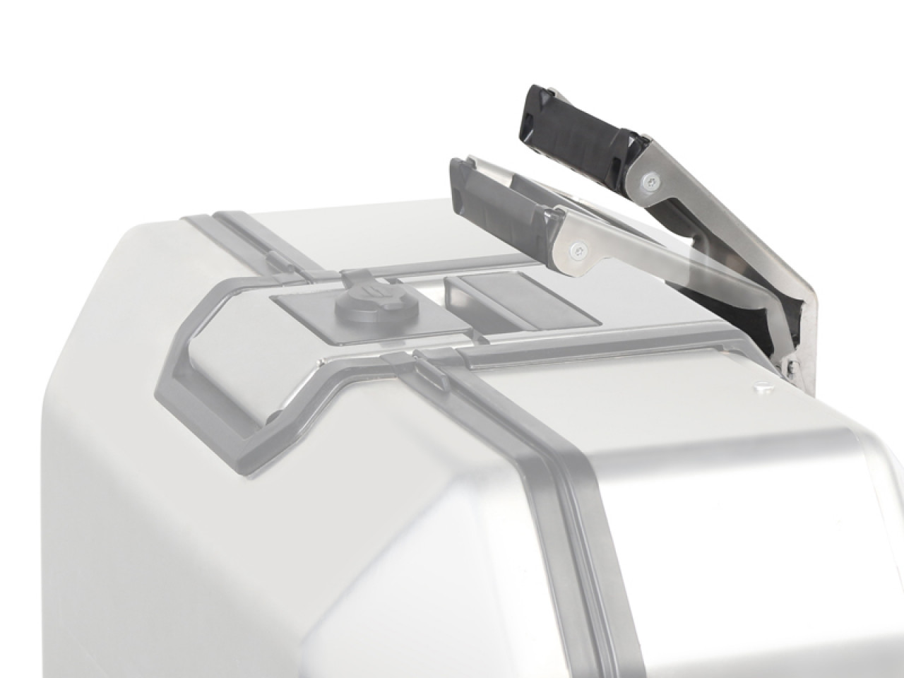 Shad Topcase TR48, aluminium argenté, 48 l