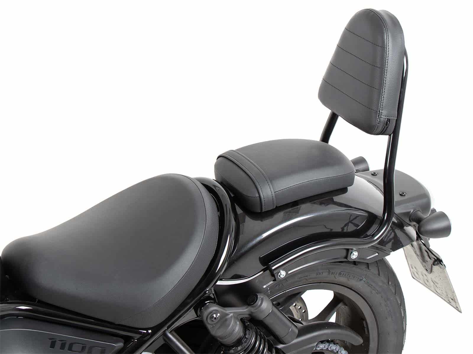 Sissybar (version tubulaire) noir pour Honda CMX 1100 Rebel /DCT (21-24) Hepco & Becker