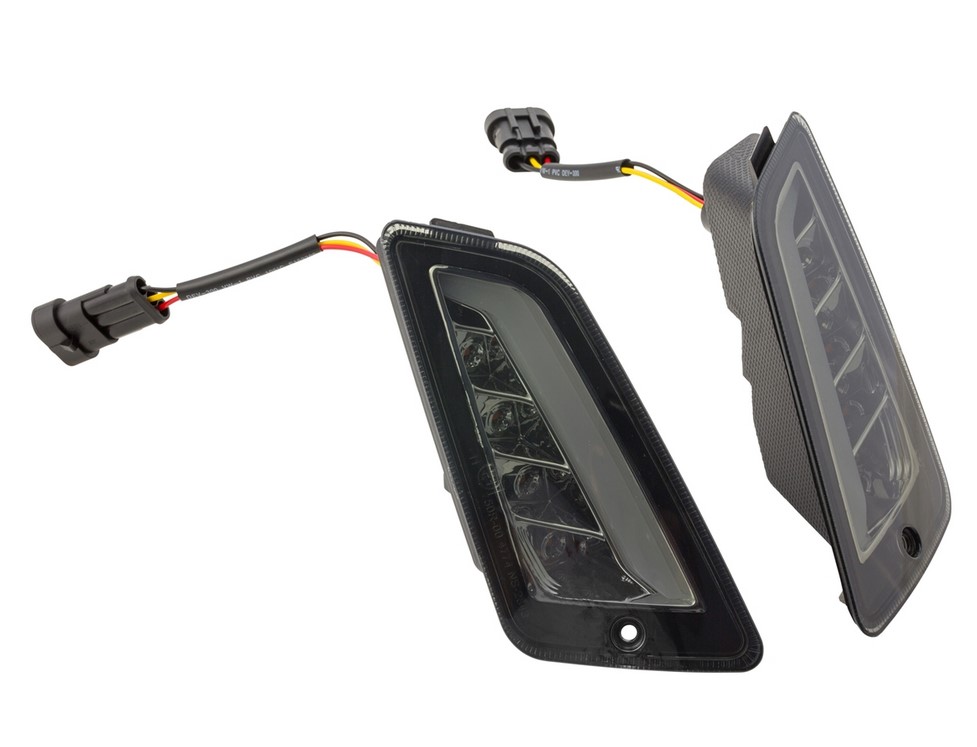Kit clignotants avant gauche/droite pour Vespa GTS/GTS Super/GTV/GT 60/GT/GT L ('03-'13), teinté