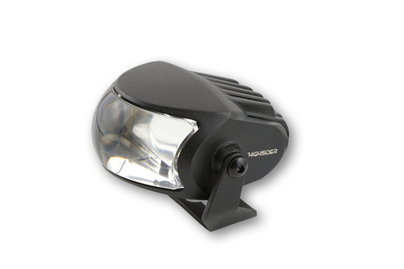 HIGHSIDER pro Phare longue portée Comet-High LED noir E-approuvé (1pc)