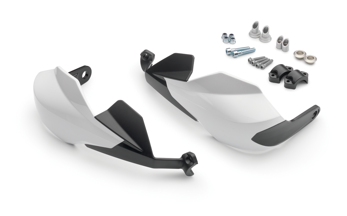 KTM kit de protection des mains blanc