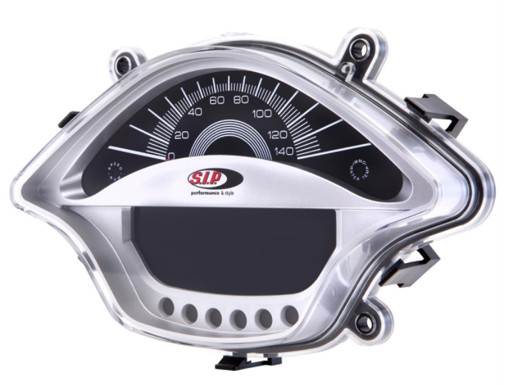 Compte-tours/tachymètre pour Vespa Primavera/Sprint 50-150ccm 2T/4T AC, argenté
