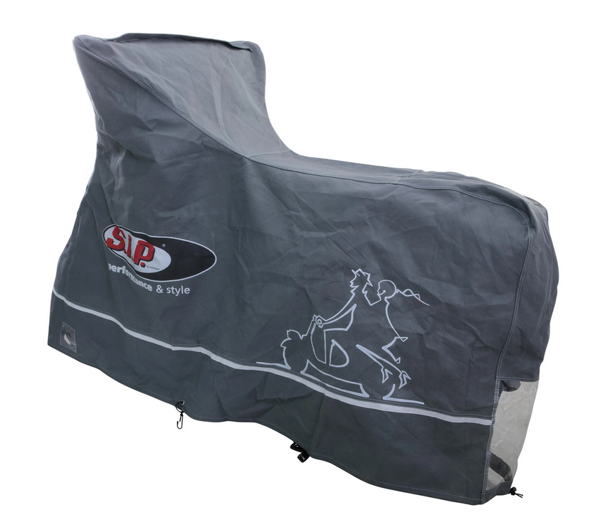Garage pliant Indoor PREMIUM 2.0 pour Vespa ET2/ET4/LX/LXV/S/Primavera/Sprint, taille L, gris