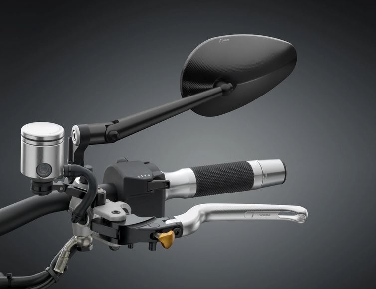 Rétroviseur RIZOMA "RADIAL RS" gauche ou droite pour Vespa, noir anodisé