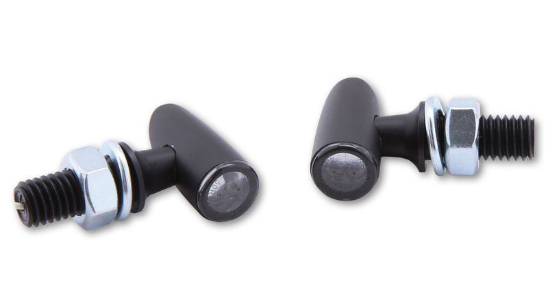 HIGHSIDER pro Proton One LED clignotant/feu de position noir/teinté 2en1, homologué E (paire)