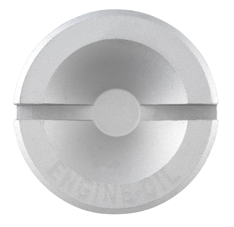 Bouchon de remplissage d'huile moteur pour Vespa LX/S 3V i.e. 125-150ccm 4T AC, argent mat