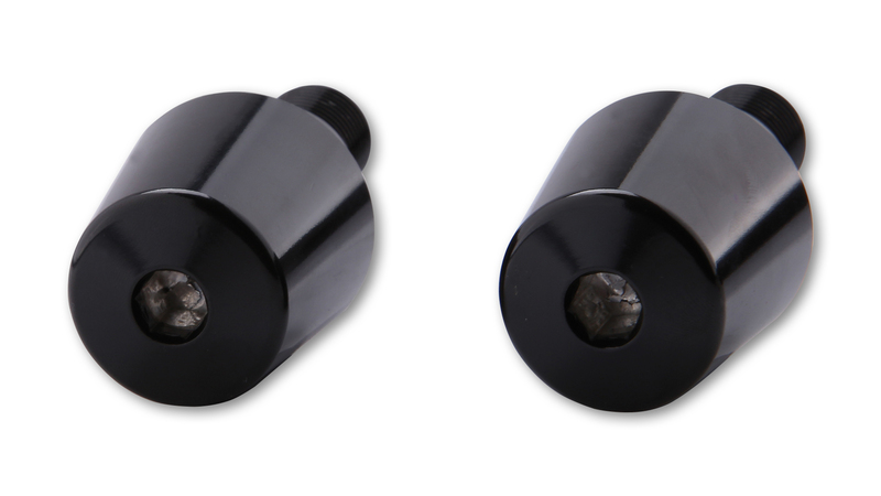 HIGHSIDER smart Poids de guidon noir style OEM, Pour divers Yamaha (paire)