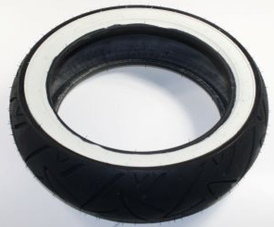 Pneus Continental 130/70-12, 62P, TL, flancs blancs, Twist, avant/arrière