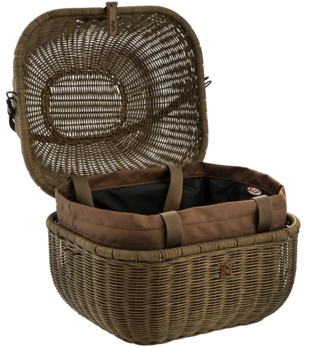Panier à bagages Classic pour Vespa, marron foncé