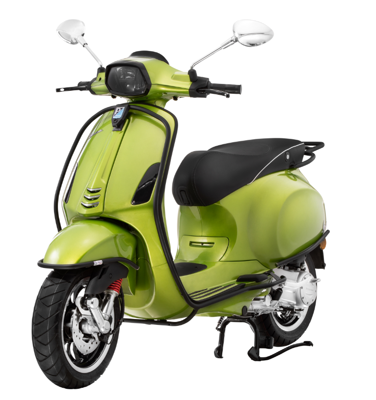 Arceau de protection latéral pour Vespa Primavera/Sprint/Elettrica 50-150ccm, noir mat