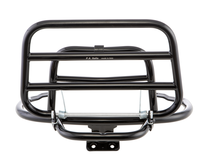 Porte-bagages arrière pour Vespa Primavera /Sprint 50-150ccm, pliable, noir brillant