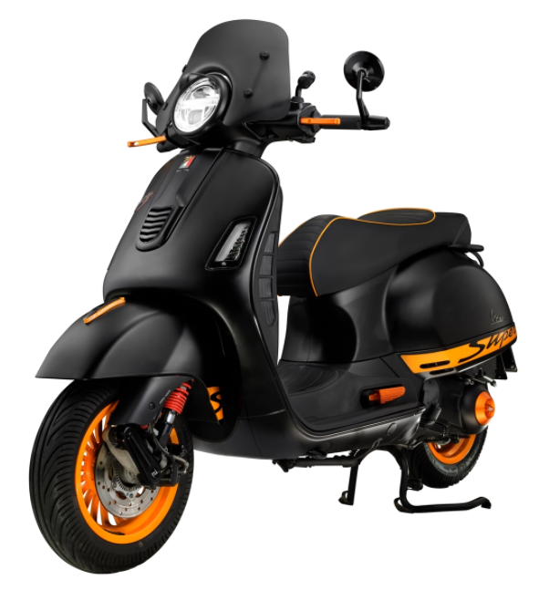 Couvercle de vario pour Vespa, orange mat