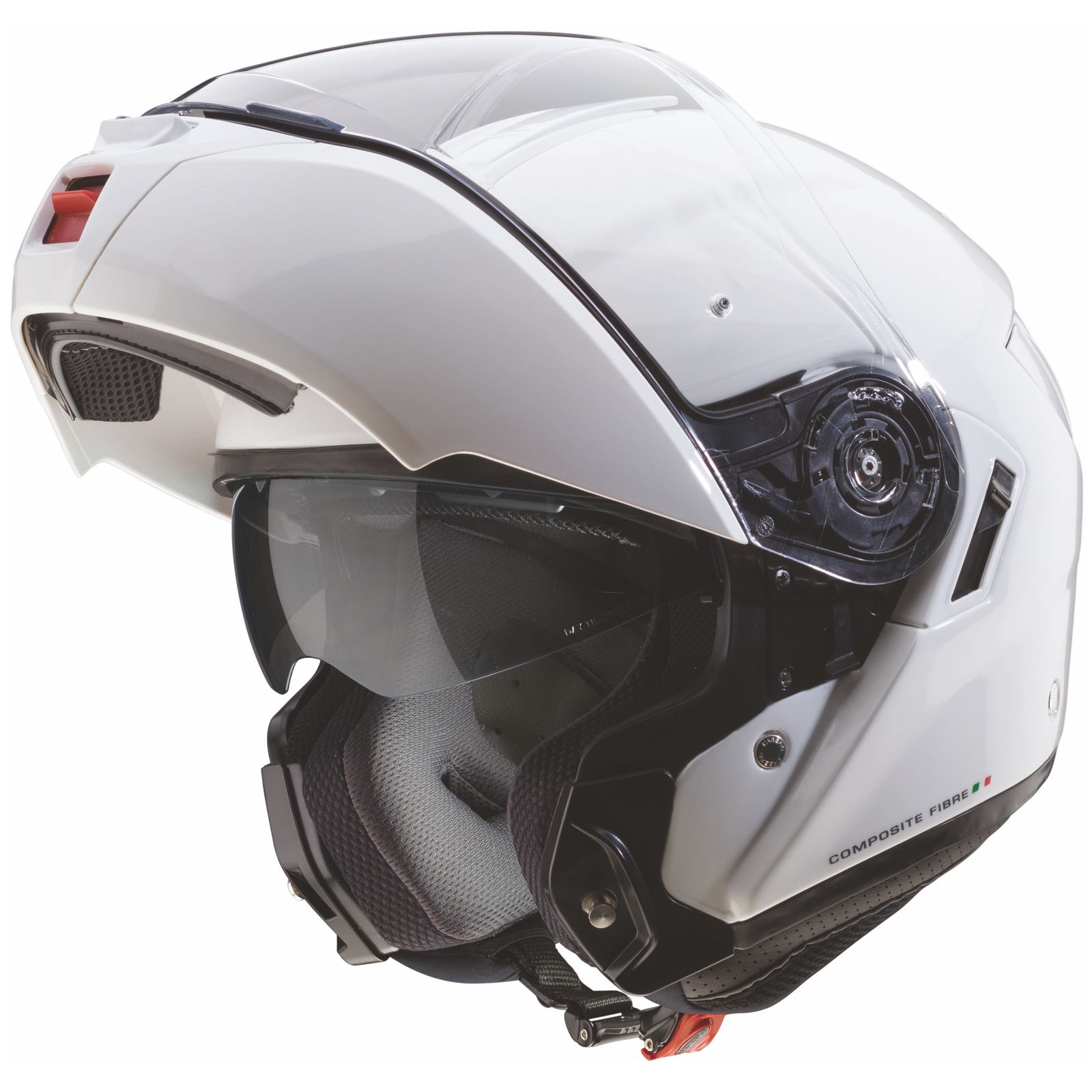 Caberg casque Levo, blanc métallisé