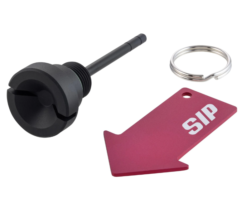 Bouchon de remplissage d'huile moteur pour Vespa GTS Super 125ccm 4T LC Euro 3 (09-16), noir mat