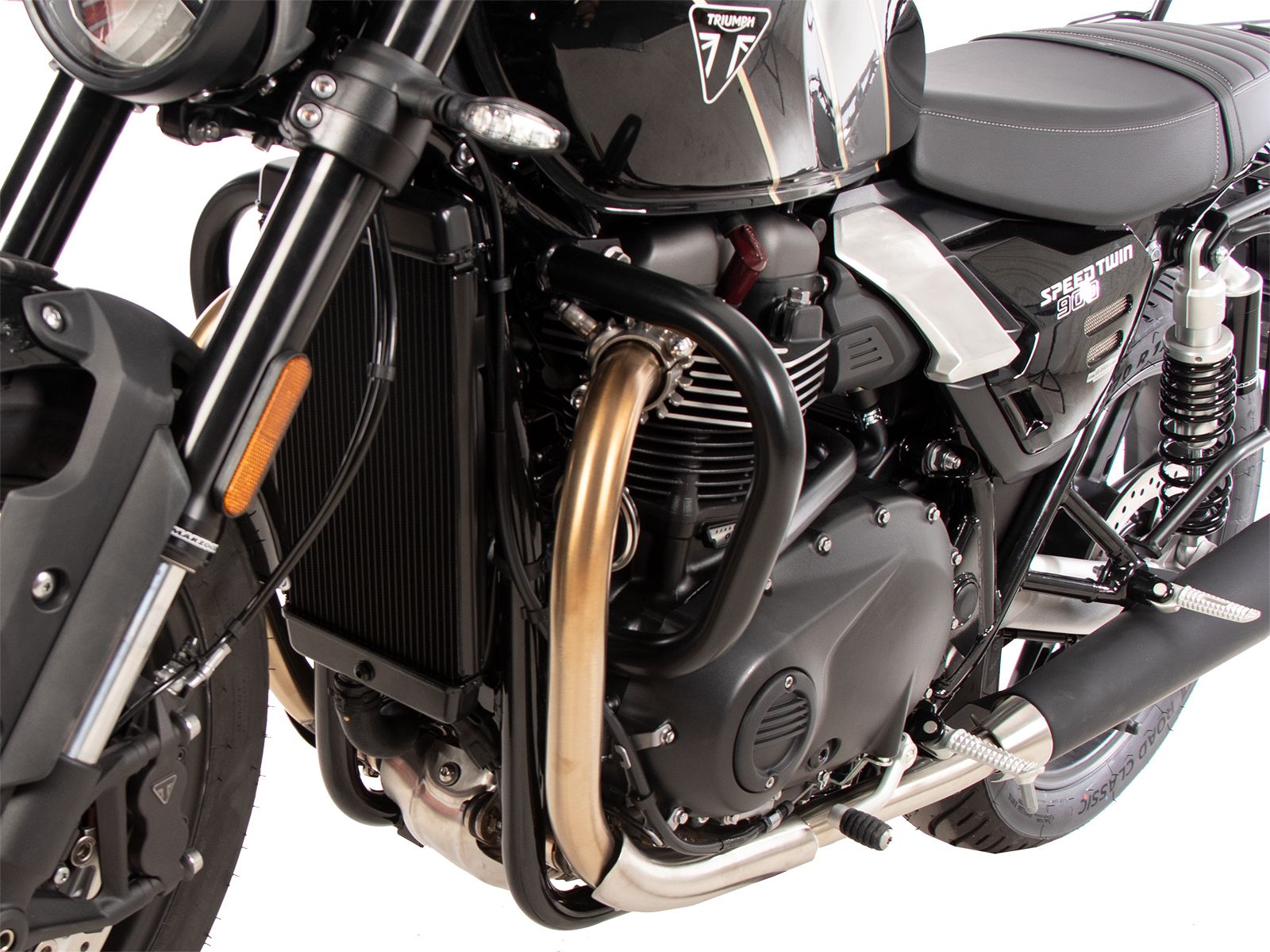 Arceau de protection moteur noir pour Triumph Speed Twin 900 (25-) Hepco & Becker