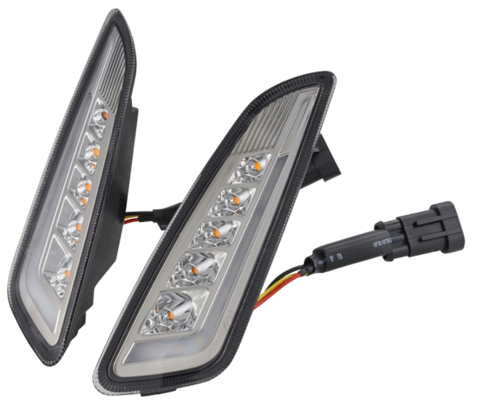 Kit clignotant avant gauche/droite pour Vespa Primavera/Sprint 50ccm 2T/4T, teinté