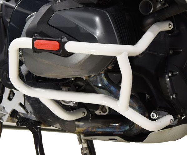 Arceau de sécurité inférieur pour BMW R 1250 GS, acier, blanc