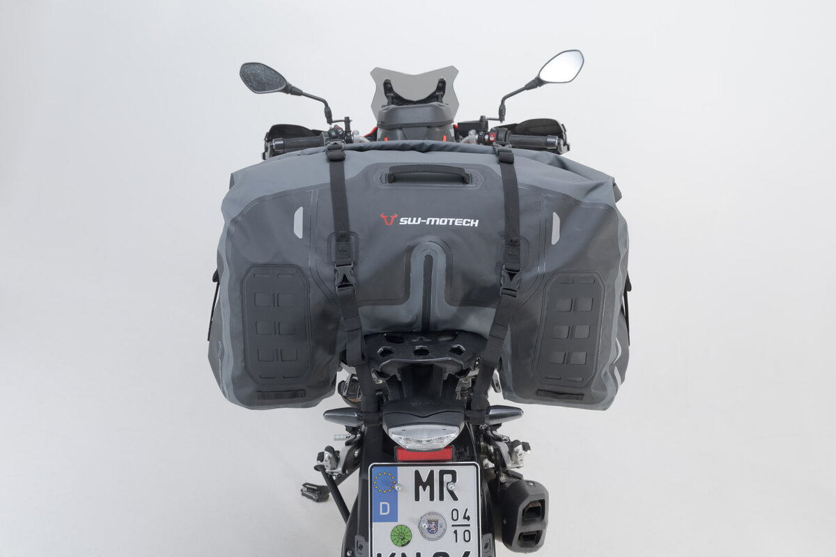 Drybag 700 sacoche arrière pour Moto Guzzi V85 TT /Travel, noir / gris - SW Motech