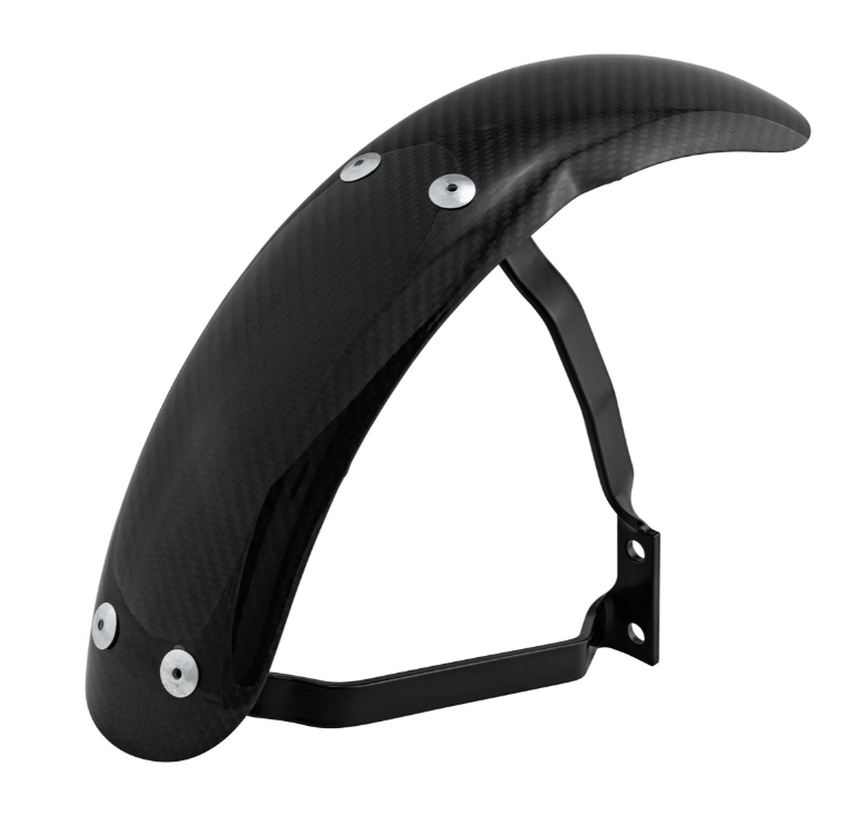 Aile Garelli Race EVO II pour Vespa PX 80-200ccm, carbone, support noir