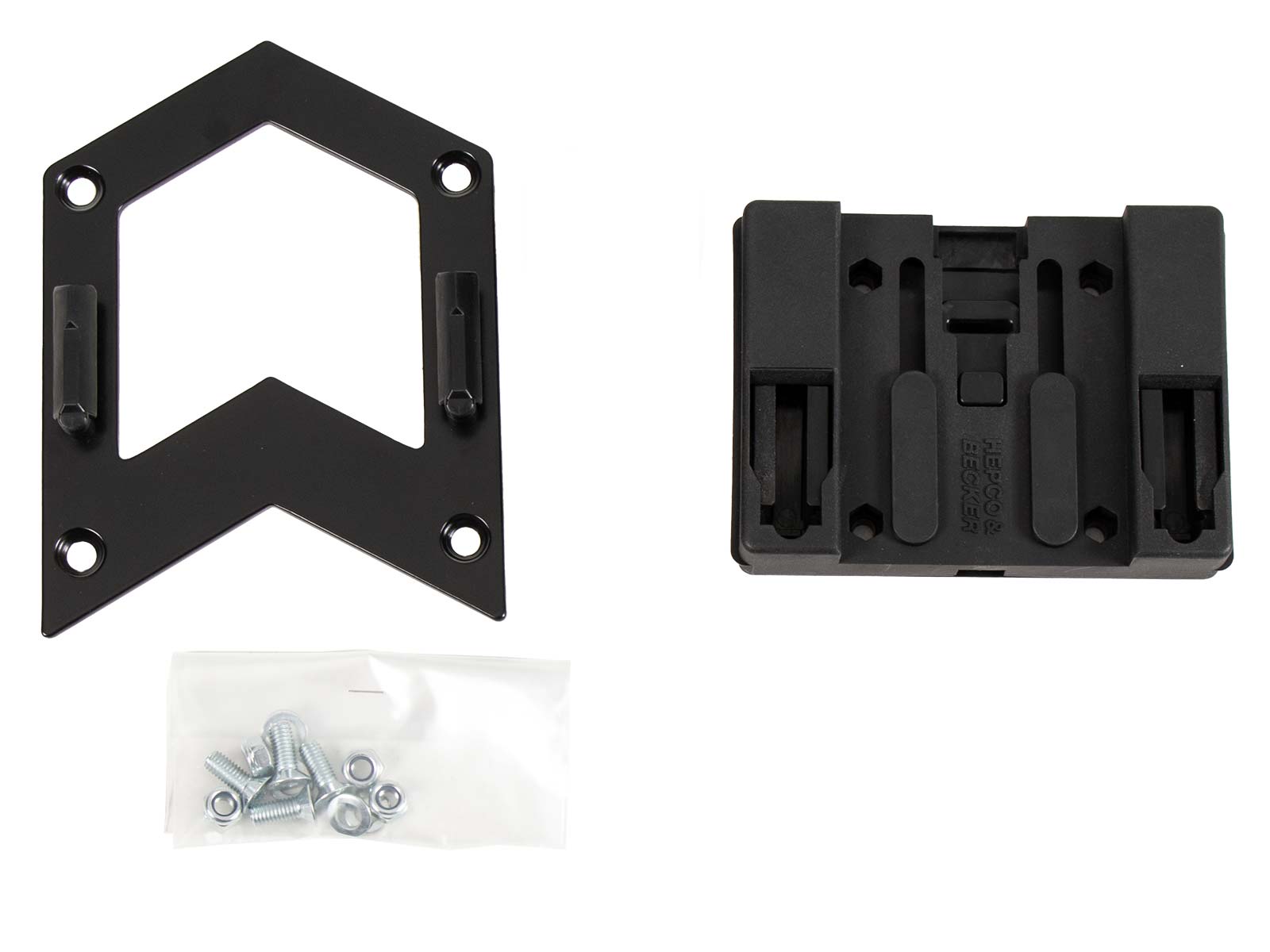 Sacoche arrière Street Basic noire pour Sportracks et Smartraks Hepco & Becker