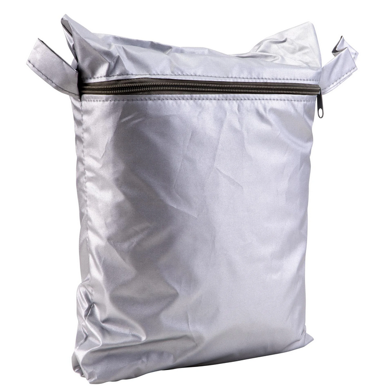 Garage pliable Outdoor "Scooter", taille M-L, noir/argenté