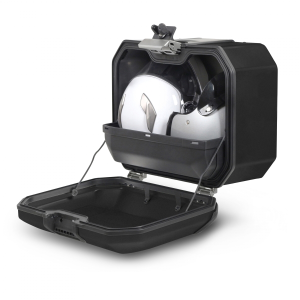 Shad valise latérale Terra TR47, droite, aluminium noir, 47 l