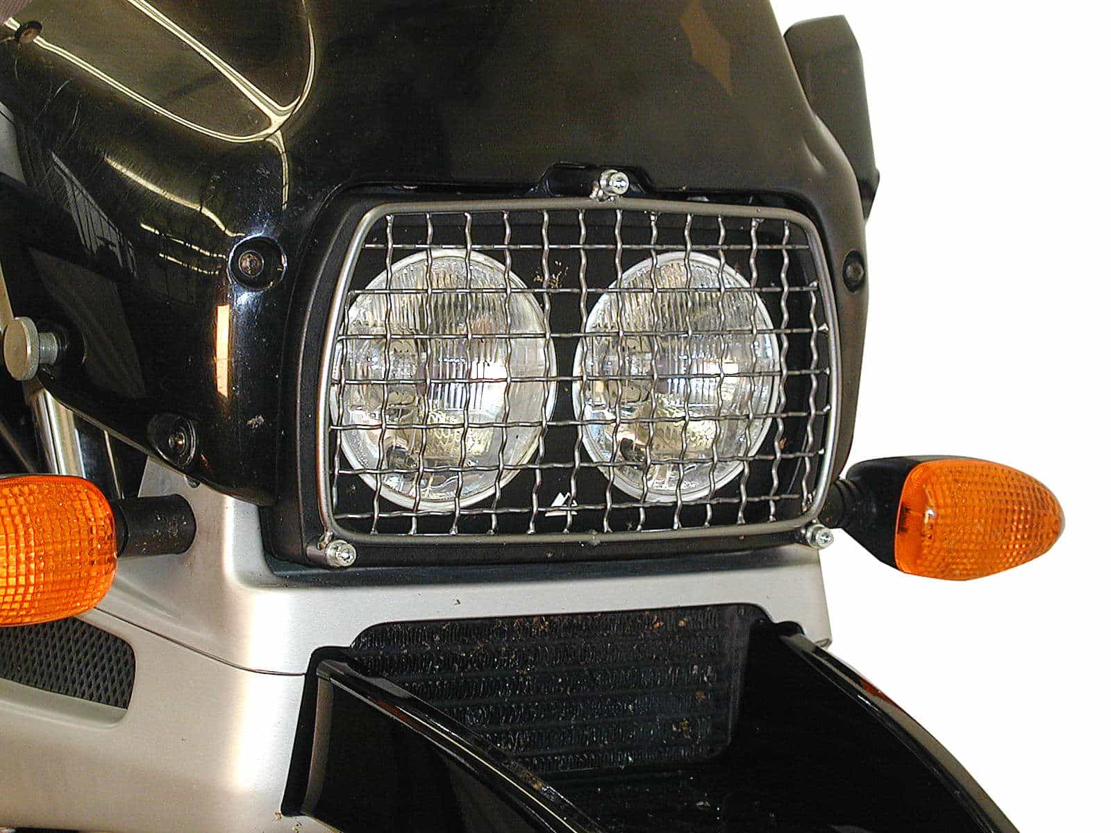 Grille de protection des feux noire pour BMW R 850 GS (98-00)/R 1100 GS (94-99) Hepco & Becker